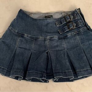 Wild Fable Blue Skater Mini Skirt